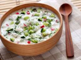 Окрошка овощная