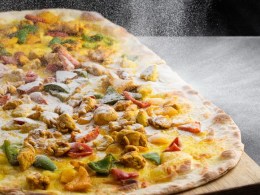 Курица, моцарелла, карри и сливки