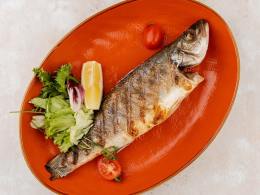 Сибас на гриле