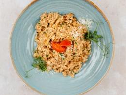 Ризотто с белыми грибами