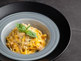 Тальятелле с белыми грибами