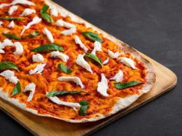 Рустика с моцареллой и базиликом