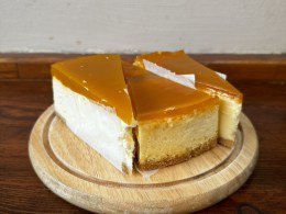 Запеченный чизскейк с заливкой