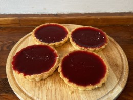 Тарталетка малиновая