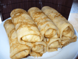 Блины с мясом