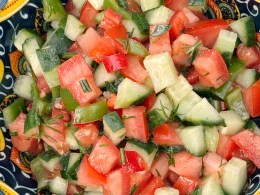 Свежий салат