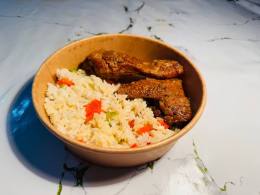 Курица с гарниром